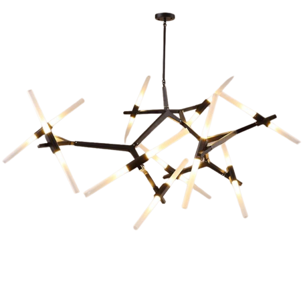Retro industrial chandelier
