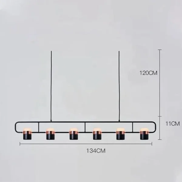 Industrial Charles farmhouse chandelier - Image 2