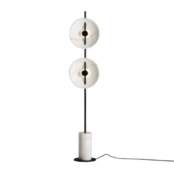 Crisanna Modern Dual Semicircle Floor Lamp