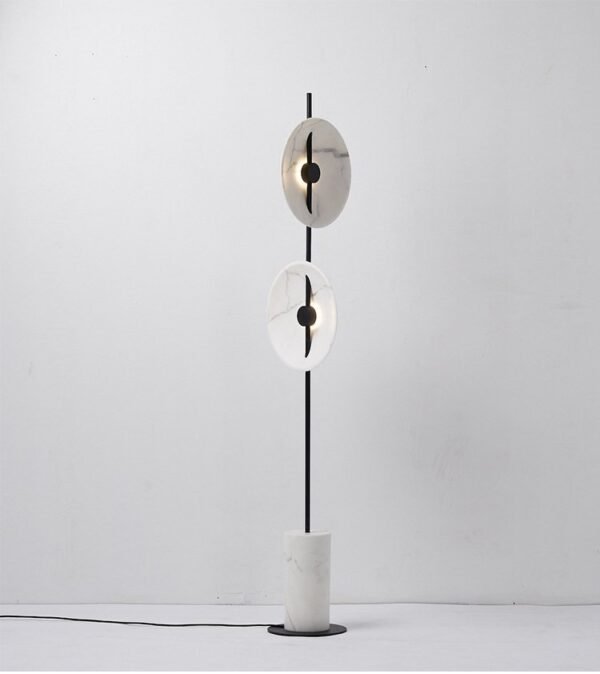 Crisanna Modern Dual Semicircle Floor Lamp - Image 2