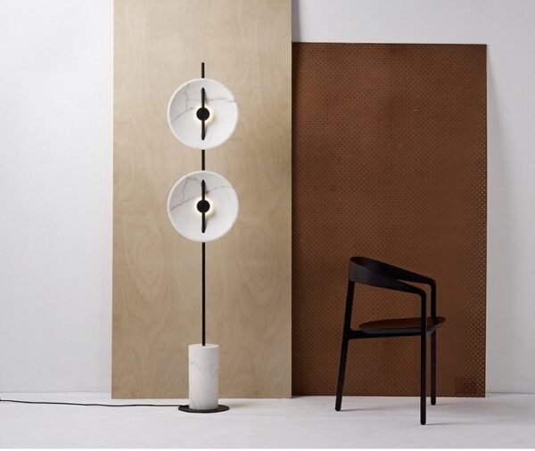 Crisanna Modern Dual Semicircle Floor Lamp - Image 3