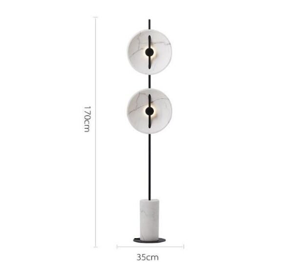 Crisanna Modern Dual Semicircle Floor Lamp - Image 7