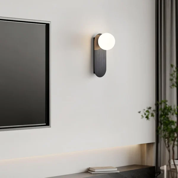 Flat Base Globe Sconce - Image 7
