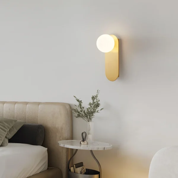 Flat Base Globe Sconce - Image 2