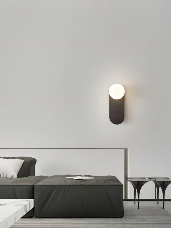 Flat Base Globe Sconce - Image 4