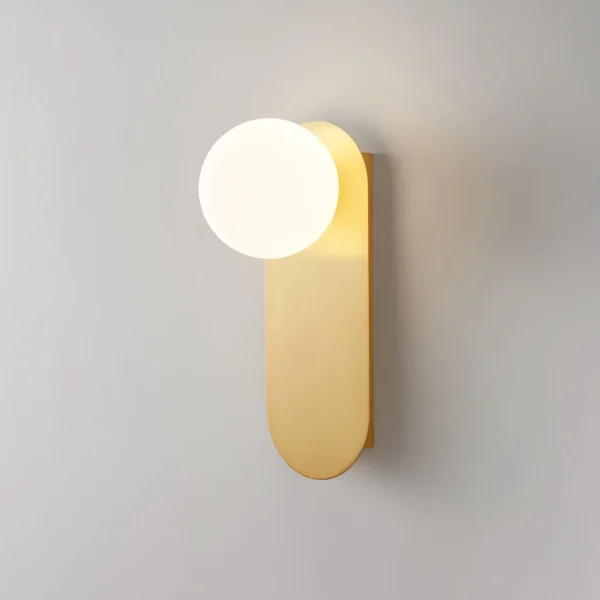 Flat Base Globe Sconce - Image 5