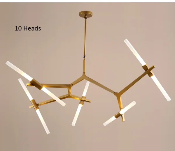 Retro industrial chandelier - Image 5