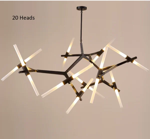 Retro industrial chandelier - Image 10