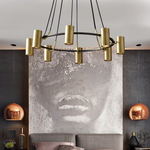 Bernard retro farmhouse chandelier - Image 4