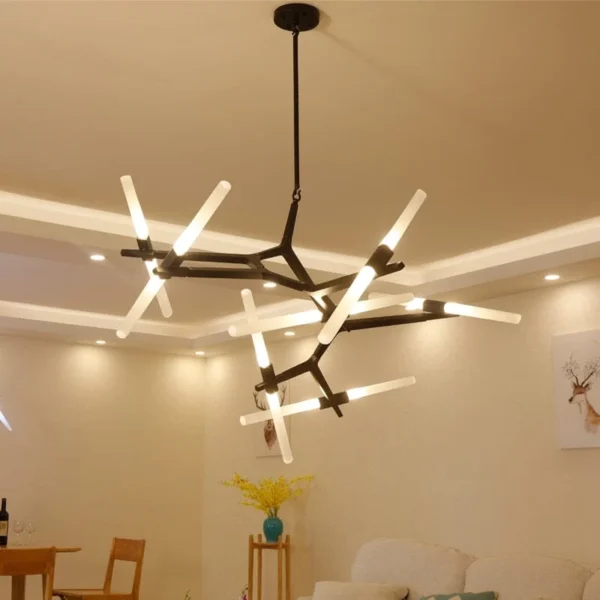 Retro industrial chandelier - Image 8