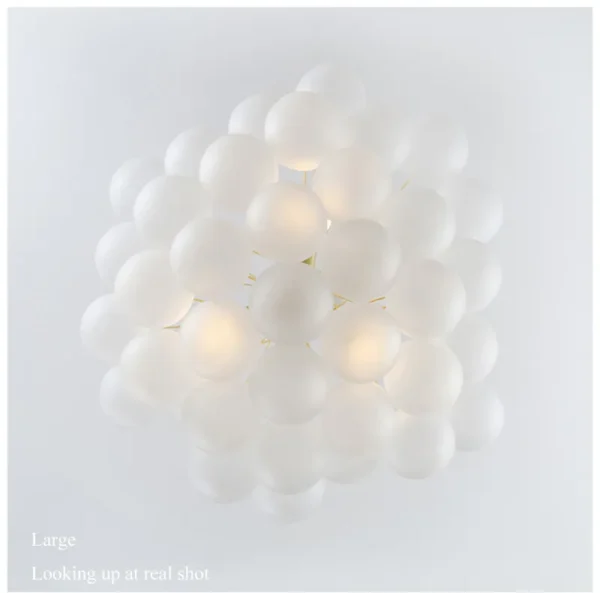 Nordic frosted glass chandelier - Image 6