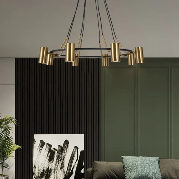 Bernard retro farmhouse chandelier - Image 6