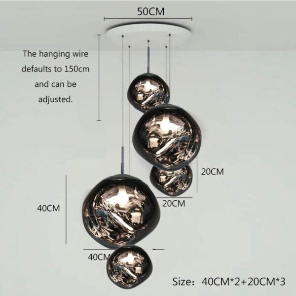 Nordic Lava chandelier - Image 22