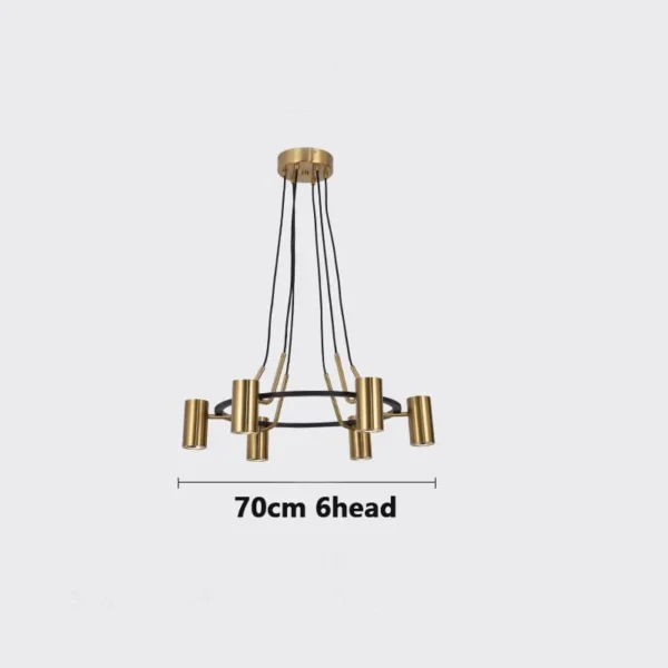 Bernard retro farmhouse chandelier - Image 7