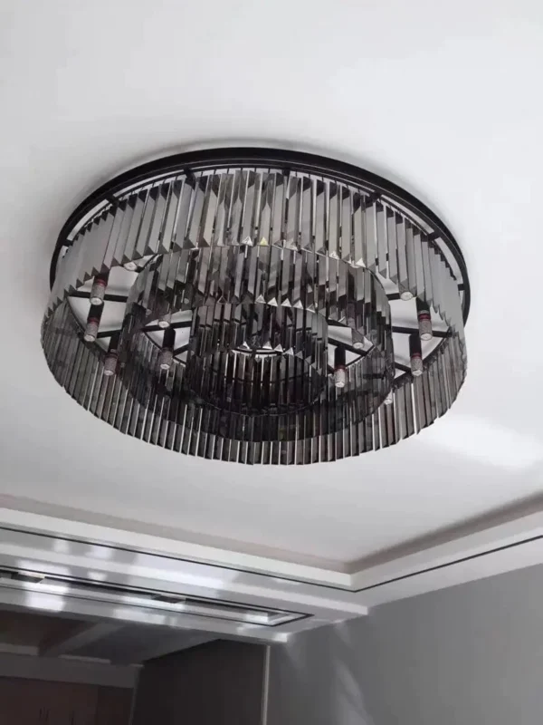 Grey crystal opulence chandelier - Image 4