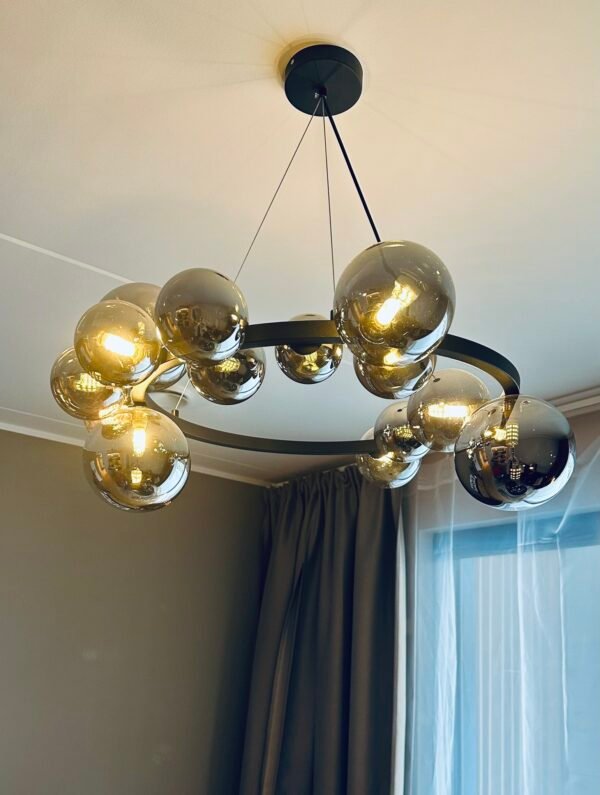 Astros black chandelier