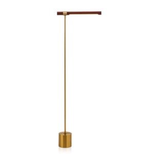 Jaagup wooden arm floor lamp