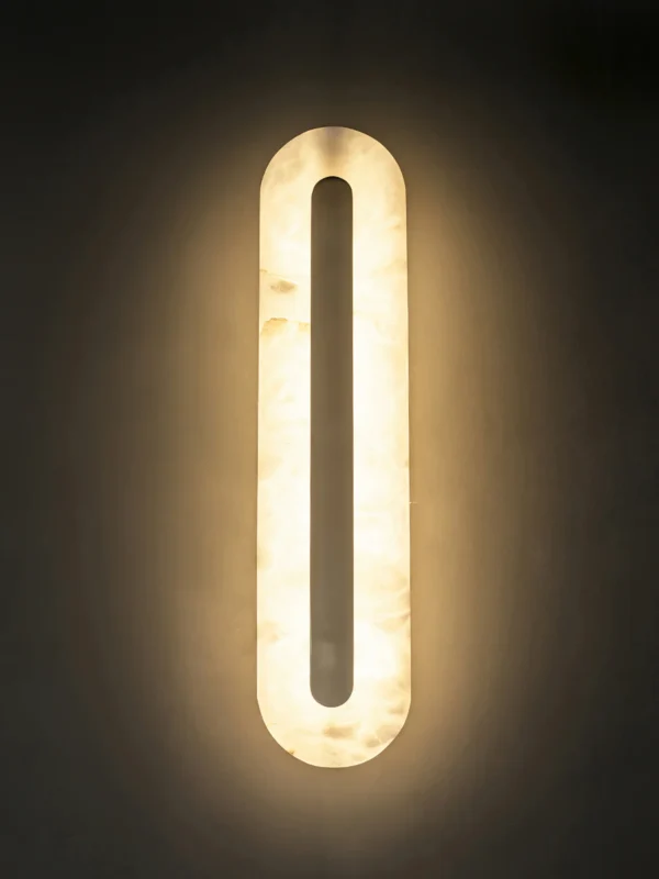 Alabaster Rounded Wall Light - Image 4