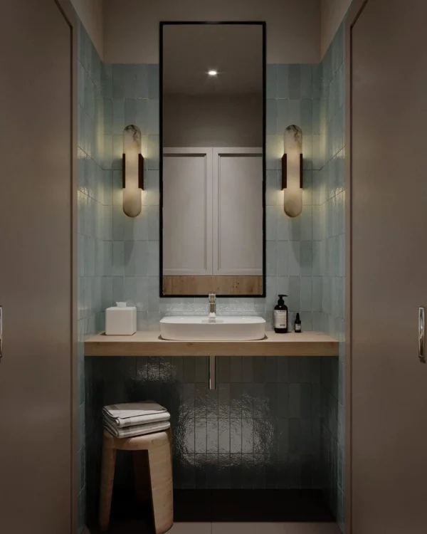 Melange Alabaster Wall Lamp - Image 3