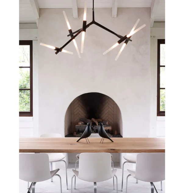 Retro industrial chandelier - Image 13