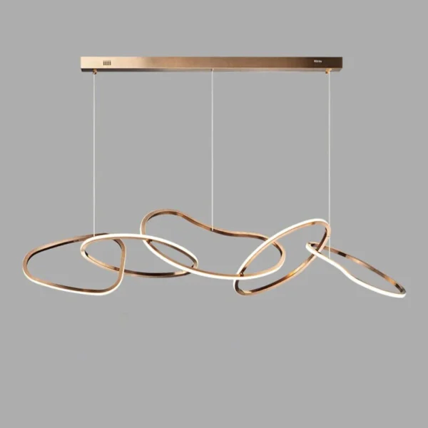 Creative stainles steel electroplated pentand light - Image 8
