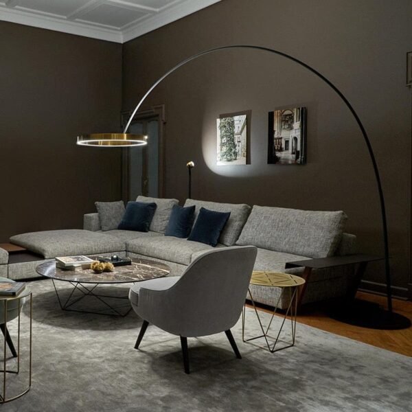 Nordic circular floor lamp - Image 7