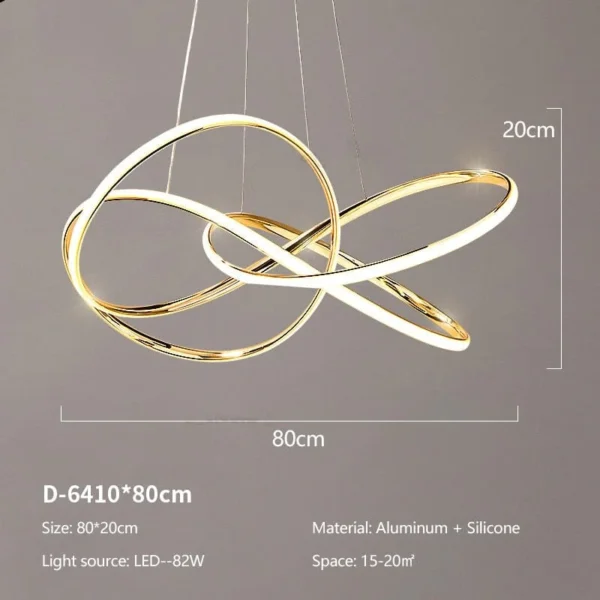 Walford swirl chandelier - Image 9