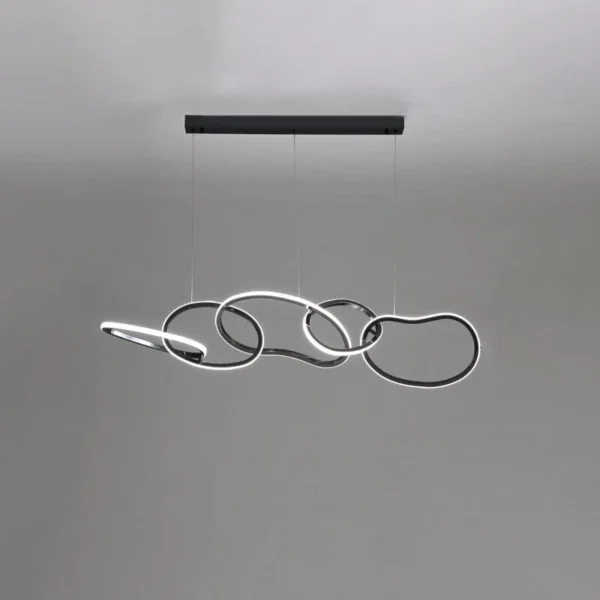 Creative stainles steel electroplated pentand light - Image 10