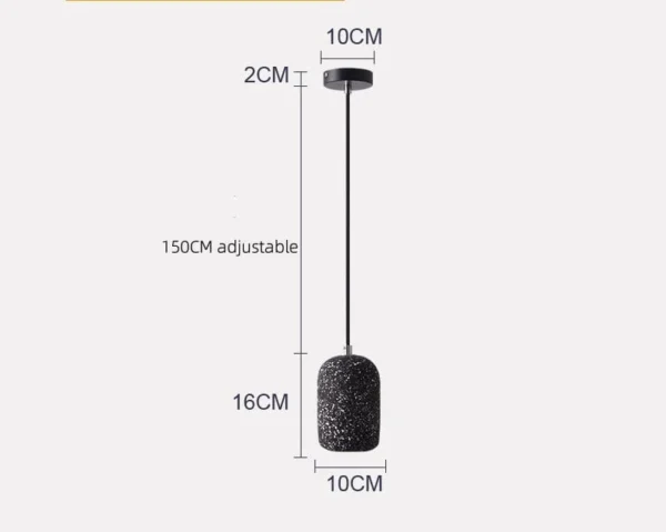 Nordic cement pendant - Image 8
