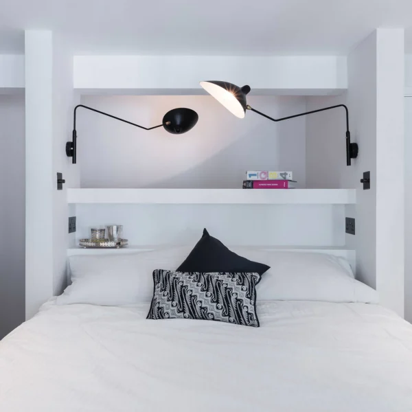 Serge Mouille Wall Sconce replica with 1 head - Image 3