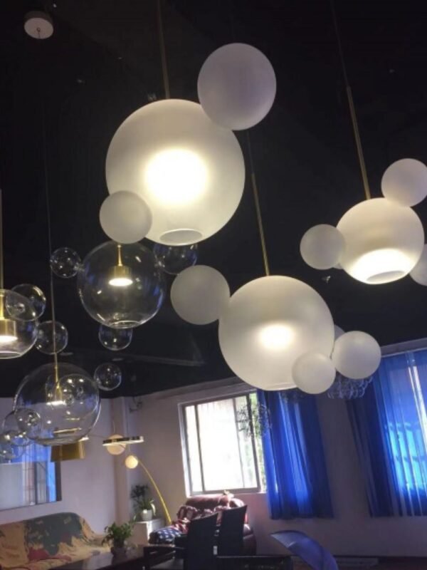 Soap bubble chandelier matt version - Image 10