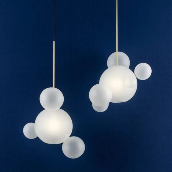 Soap bubble chandelier matt version - Image 12