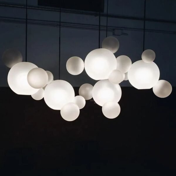 Soap bubble chandelier matt version - Image 13