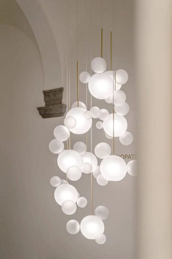 Soap bubble chandelier matt version - Image 14