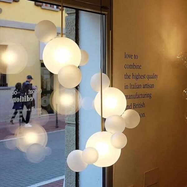 Soap bubble chandelier matt version - Image 15
