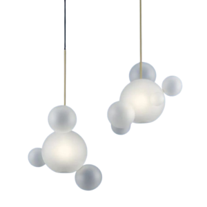 Soap bubble chandelier matt version