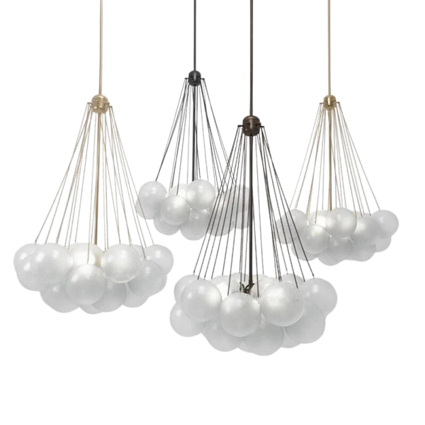 Nordic frosted glass chandelier