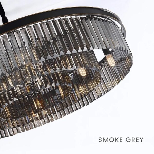 Grey crystal opulence chandelier - Image 5