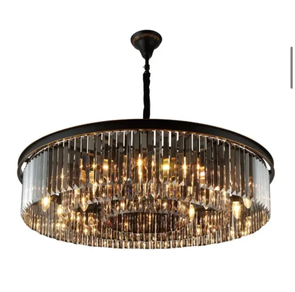Grey crystal opulence chandelier