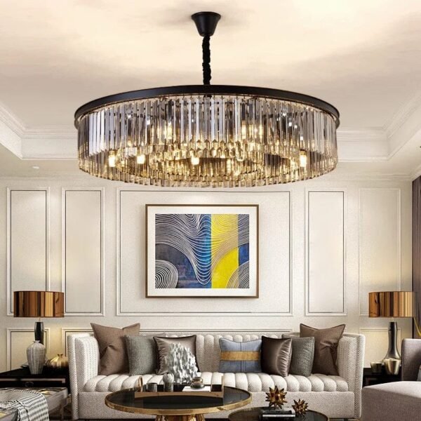 Grey crystal opulence chandelier - Image 3
