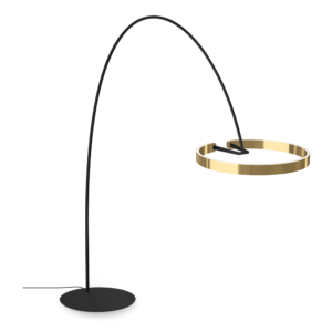 Nordic circular floor lamp