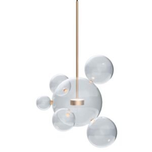 Soap bubble chandelier