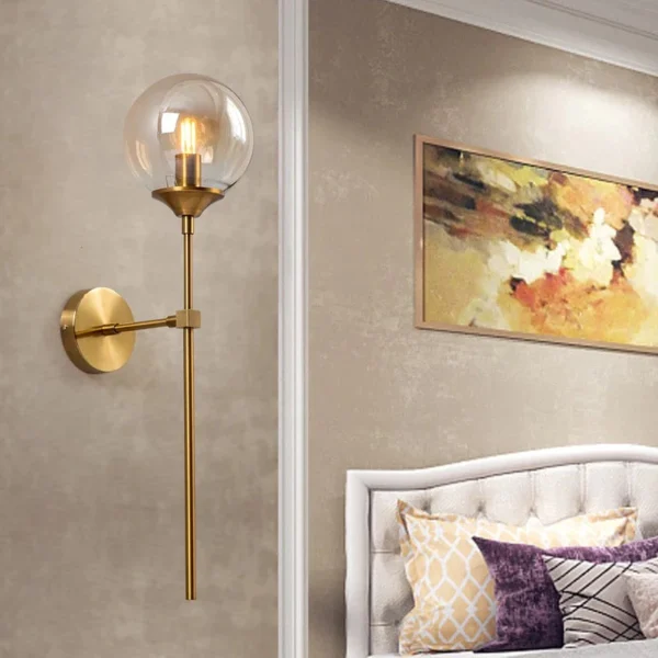 Eclipse Glass Ball Wall Light - Image 7