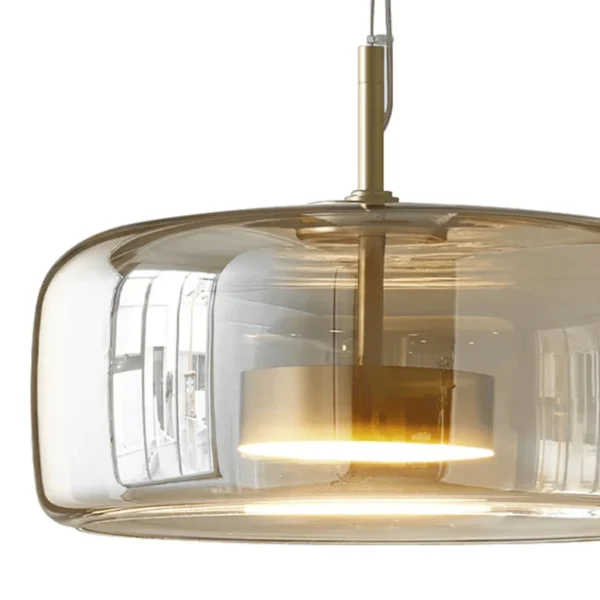Luxury Cognac Glass Pendant Lights - Image 10