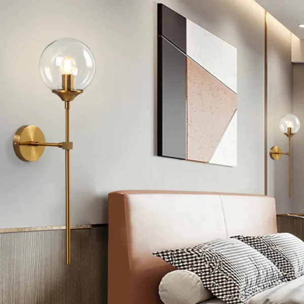 Eclipse Glass Ball Wall Light - Image 11