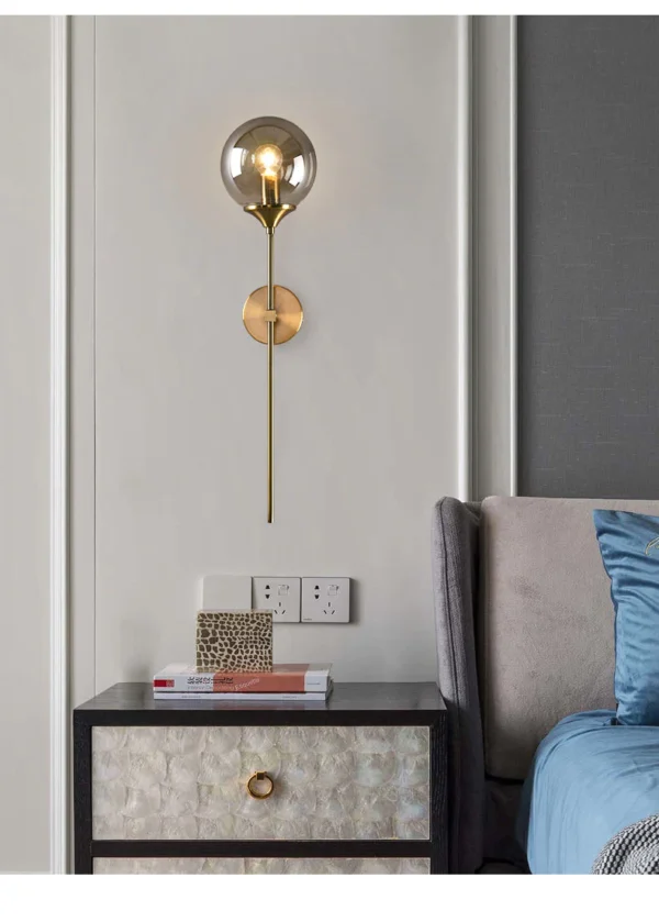 Eclipse Glass Ball Wall Light - Image 13
