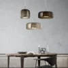Luxury Cognac Glass Pendant Lights - Image 3